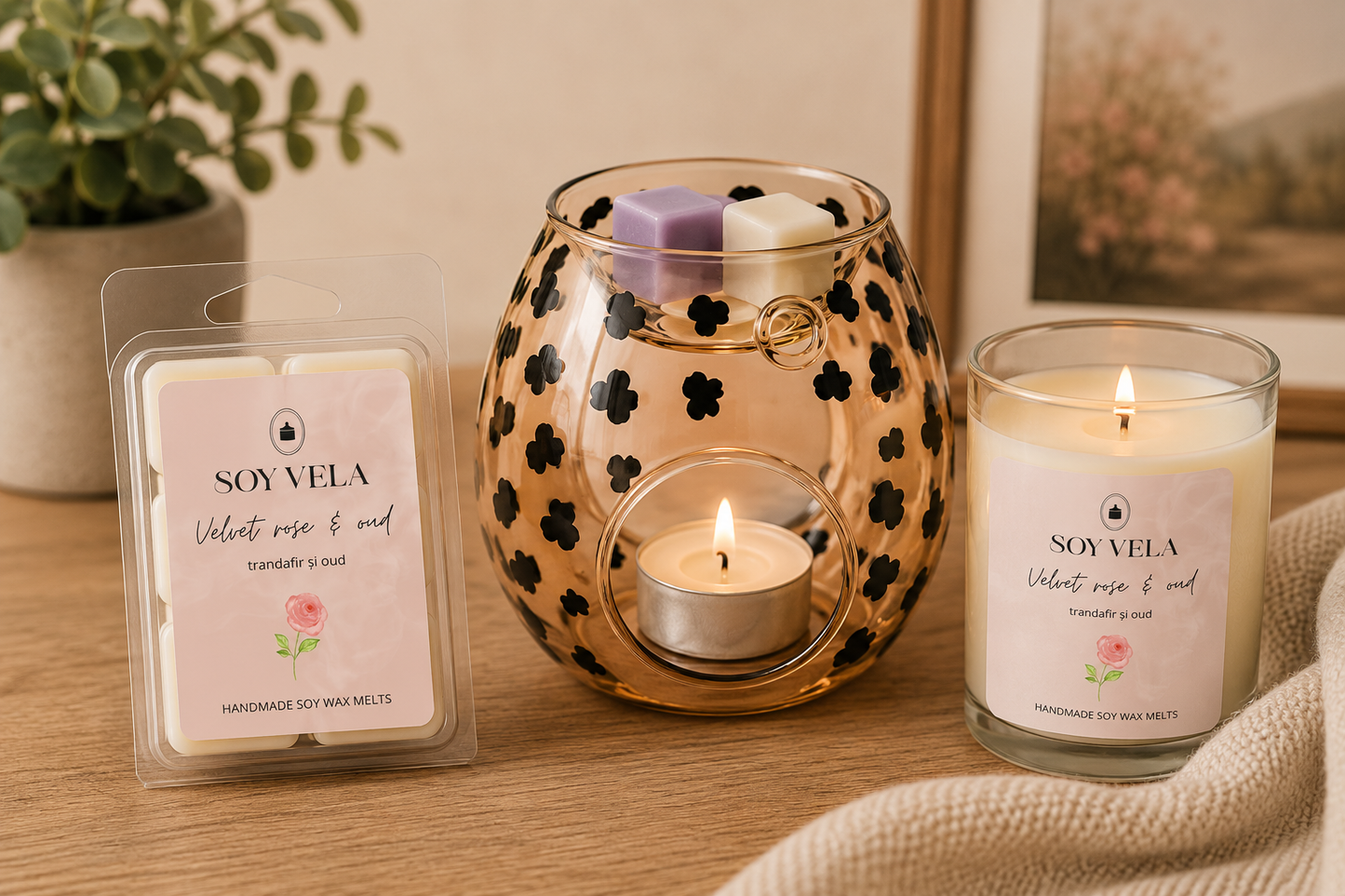 Ceară parfumată Velvet rose & oud